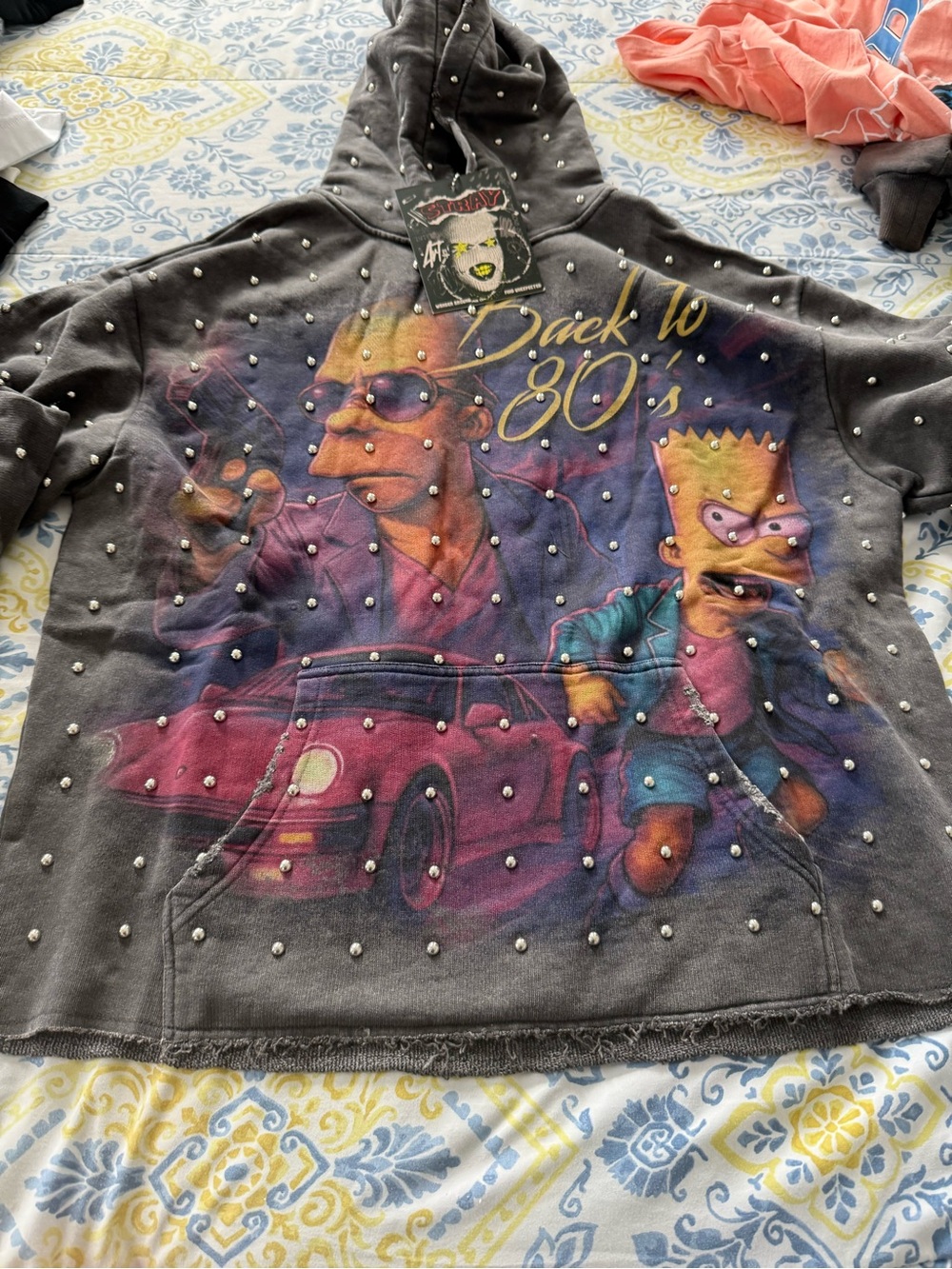 Stray Simpson Men’s Flees Hoddies